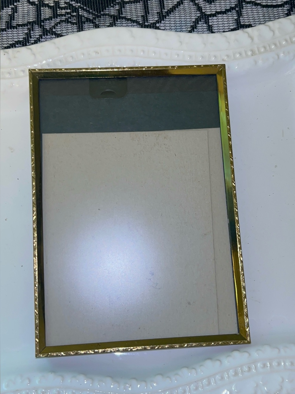 Gold-toned Vintage Metal Frame 5x7